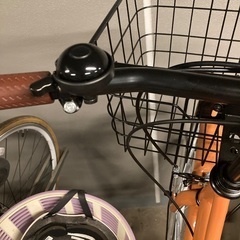 【早い者勝ち！応募殺到中！】オレンジ シティサイクル 5段階ギア ALTETTOの画像
