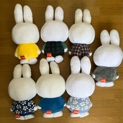 ミッフィー　ぬいぐるみ7体の画像