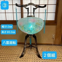 6個セット　盆提灯　廻転燈篭　回転　霊前灯　本場岐阜　八雲廻転　の画像
