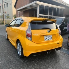トヨタ アクア 車検 1年半以上あり！ カスタム多数の画像