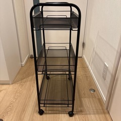 【IKEA/イケア】HORNAVAN ホールナヴァン ワゴン, ブラックの画像