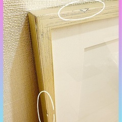 メトロ フレーム 小全紙サイズ 銀色【美品・定価6,668円】の画像