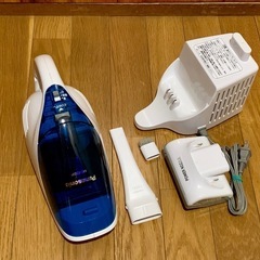 Panasonic MC-B20JP-A クリアブルー コードレス 充電式掃除機の画像