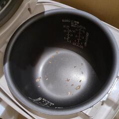 再募集　象印　圧力IH炊飯ジャー　炊飯器　5.5合　使えるが訳あり　釜　剥げありの画像