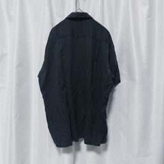 【GU ジーユー】メンズ ゆったり 半袖 カットソー　M 黒　ブラックの画像