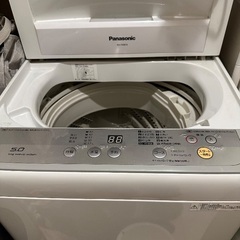 【受付終了】Panasonic 洗濯機 2017年購入の画像