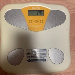 　決まりましたタニタの体重計の画像