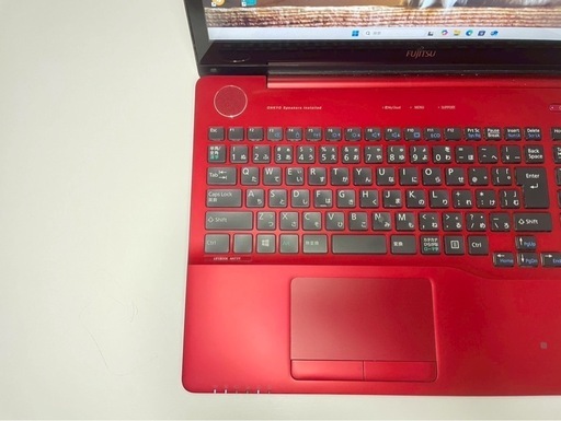 富士通☘️赤❣️ノートパソコン☘️Core i3 メモリ8GB/SSD256GB pclife_p-personal-computer039