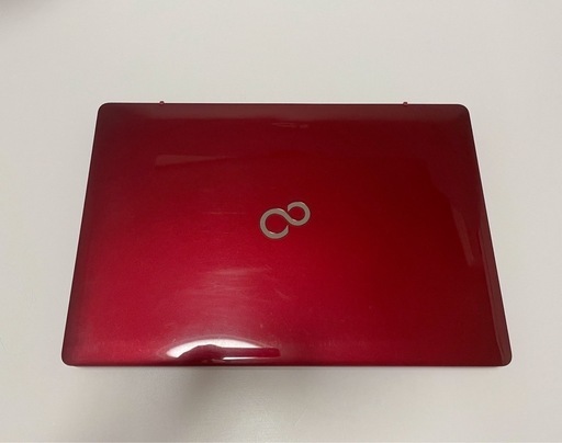限定値下げ中！富士通/i7/SSD512GB/8GB/Office付/赤/美品/タッチ