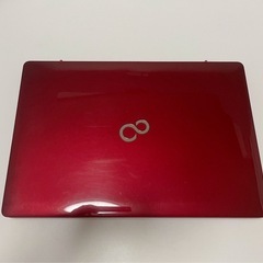 富士通/i7/SSD512GB/8GB/Office付/赤/美品/タッチ対応の画像