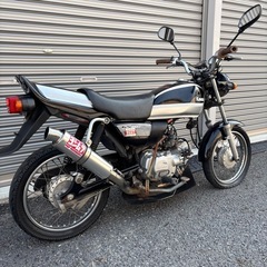 4159.カスタム　GS50 社外マフラー付属 　バッテリー、チューブ新品　千葉県柏　配送、自走引き取りも可能の画像