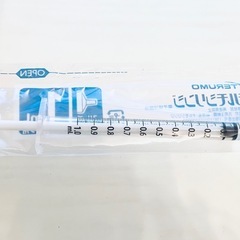 TERUMO テルモシリンジ1ml を5本　写真追加の画像