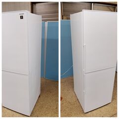 SHARP 2ドア冷凍冷蔵庫 280L 2020年製 SJ-PD28F-Wの画像