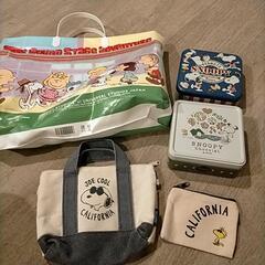 スヌーピー ミニトート 小物入れ 空き缶