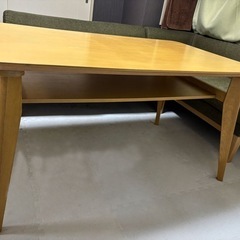 L字型ソファー(オットマン)＆ダイニングテーブルセットの画像