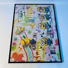 ミニオンズ Minions パズル 額縁入り W約53cm H約38cmの画像