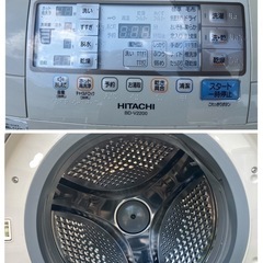 HITACHI・日立電気洗濯乾燥機 BD-V2200Rの画像