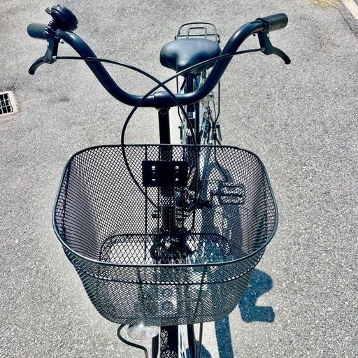 お買得、超美品❣あさひSANTOS26インチシティサイクル 前カゴ付き サントス アサヒサイクル シティサイクル・ママチャリ 26インチ