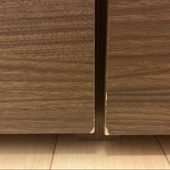 ニトリ　セミダブルベッド　引出し付き　の画像