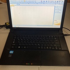 ⭐️東芝　Windows10 15.6インチノートパソコン TOSHIBA Microsoft　Officeソフト付き core i5搭載　動作確認済み⭐️の画像