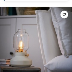 イケヤ　テーブルランプ　ライトの画像