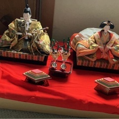 久月 雛人形 七番親王飾 黒展風飾