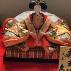 久月 雛人形 七番親王飾 黒展風飾の画像