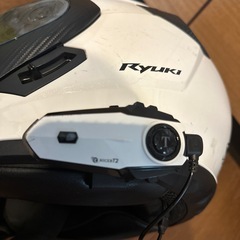 インカム付きカブトリュウキヘルメットの画像