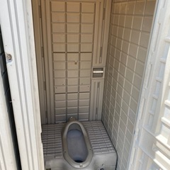 仮設トイレ　中古清掃済み　色選択可能の画像