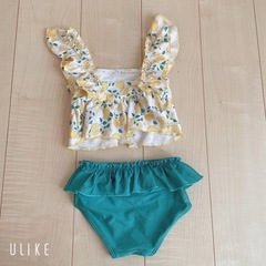 子供 女の子 水着 ウイムウエア 110cmの画像