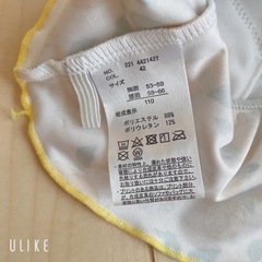 子供 女の子 水着 ウイムウエア 110cmの画像
