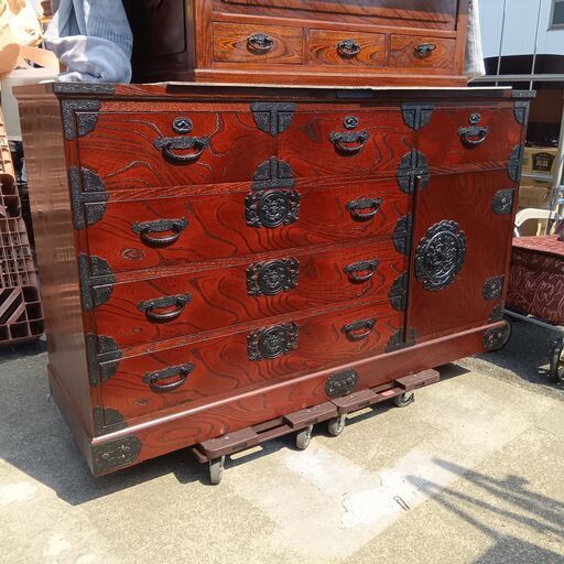 和箪笥 桐箪笥 アンティーク 着物収納 大容量 日本製 引取限定 羽曳野