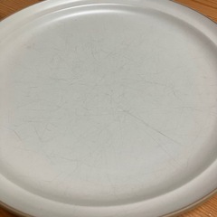 2枚　プレート 22cm／グレージュ／電子レンジ・食洗機OK／マット／くすみカラー」の画像