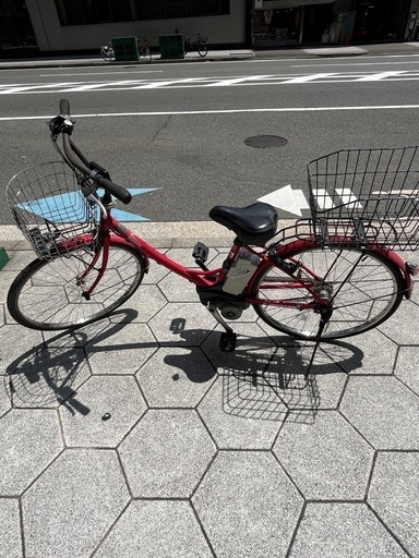 中古Panasonic電動アシスト自転車　大阪 激安・早い者勝ち】電動アシスト自転車パナソニック (ほん) 谷町