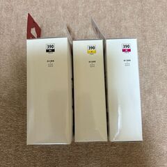 プリンター用　インクボトル　CANON 純正品　ブラック・イエロー・マゼンタの画像