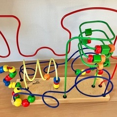 ボーネルンド　ルーピングコースター　カラフルビーズ　汽車の画像