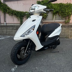 ヤマハ　アクシスZ SED7J ホワイト　実働　タイヤ新品　動画あり　大阪の画像