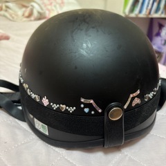 原付バイク ヘルメット 半ヘル の画像