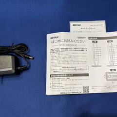 BUFFALO バッファロー Wifiルーター WSR-1800AX4S/NWH,WEX-1800AX4 Wi-Fi EasyMesh 設定済の画像