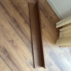 無印良品　壁に付けられる家具　棚88cm ブラウンの画像