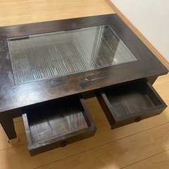 値下げ　送料込　中古 テーブル アジアンテイスト アジアンダイニングテーブルの中古が安い！激安で譲ります・無料