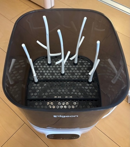 【美品】ポチット　ピジョン　哺乳びんスチーム除菌乾燥器