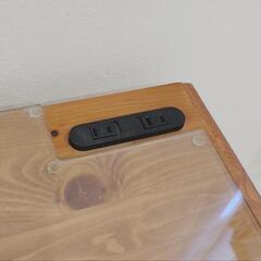 おしゃれキャビネット　※特注ガラス天板付き！最終値下げ！8月末出品終了！の画像