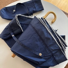w.p.c 　晴雨兼用　日傘　遮光　UVカット　水玉　レースの画像