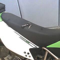 KAWASAKI KLX125 白/緑 エンジン始動確認 自賠責保険で乗れます 半額配送キャンペーン 限定 現状渡し諸経費￥0- 横浜 P-Yardの画像