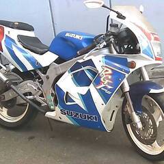 SUZUKI RG125ガンマ 白/青 格安提供車 半額配送キャ...