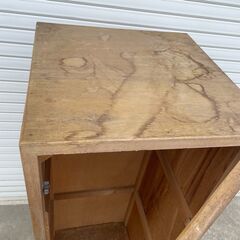 【那須町役場】木製ショーケース　人体模型保管ケース　古道具【管理番号243】の画像