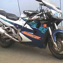 SUZUKI GSX-R1100-2 白/青 エンジン始動確認 ...