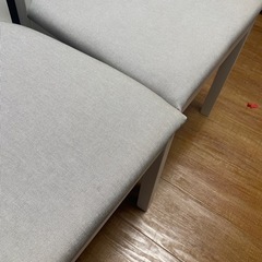 【大阪市在住引取可能】IKEA EKEDALEN エーケダーレン 椅子　白 IKEA EKEDALEN エーケダーレン 椅子二脚付！