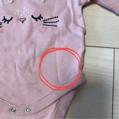 next baby ウサギ刺繍ロンパース　ベビーの画像